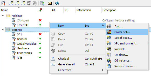 power_set_configuratore